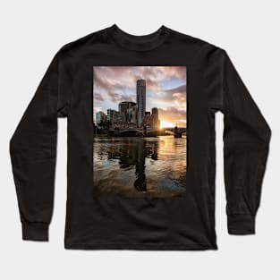 Summer Sunset on the Yarra Long Sleeve T-Shirt